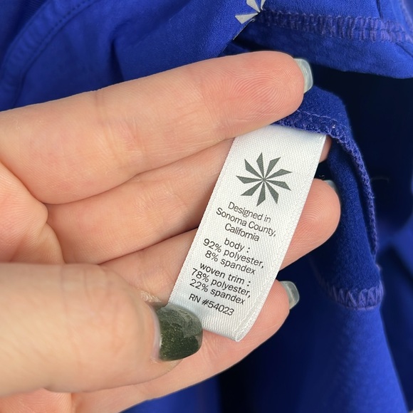 Athleta blue women’s pullover lightweight hoodie size XL - Picture 5 of 9